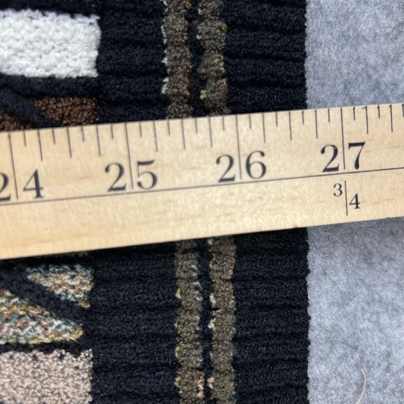 VTG Protege Mens 2XL 3D Knit Sweater Coogi Style Cosby Crewneck Textured Brown - Picture 8 of 9